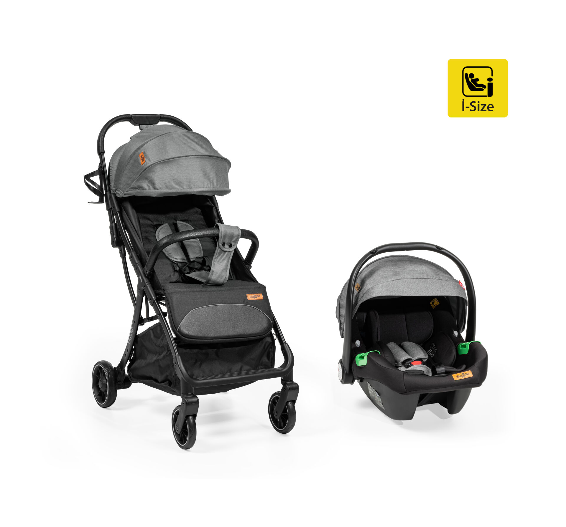 BABY2GO TOYGER KABİN TRAVEL PUSET Gri