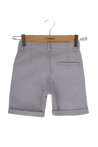 Mutlu Kids Cep Detaylı Erkek Çocuk Kapri Şort Mavi - 10 Yaş