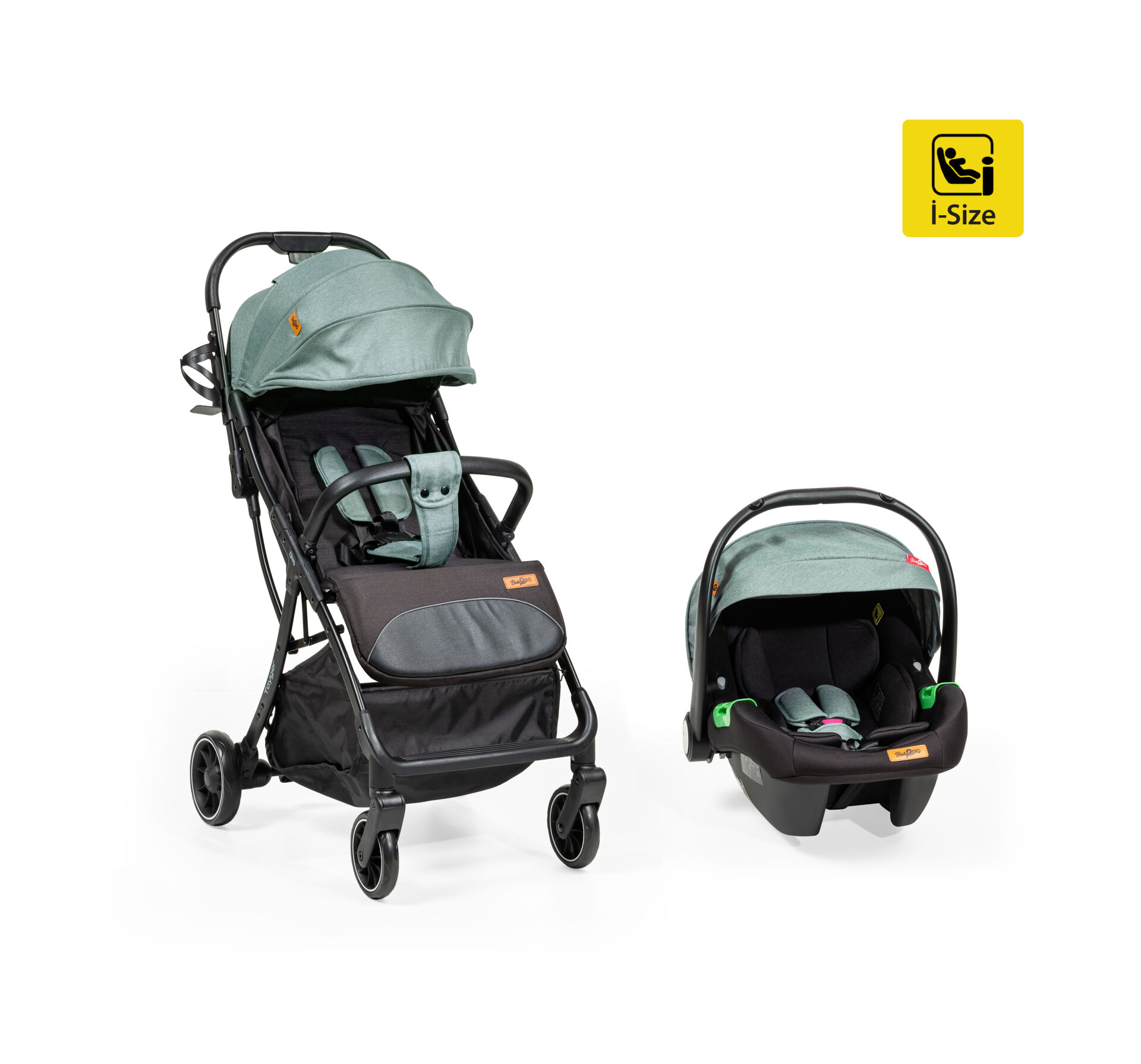 BABY2GO TOYGER KABİN TRAVEL PUSET Yeşil