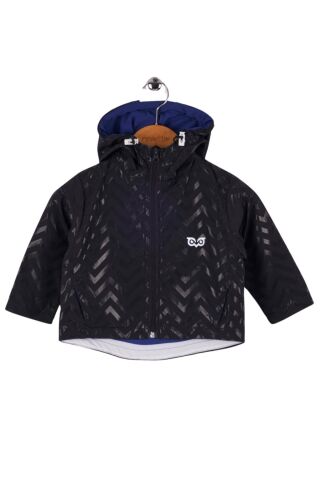 Mutlu Kids Zig Zak Desenli Erkek Çocuk Yağmurluk Bej - 9 Yaş
