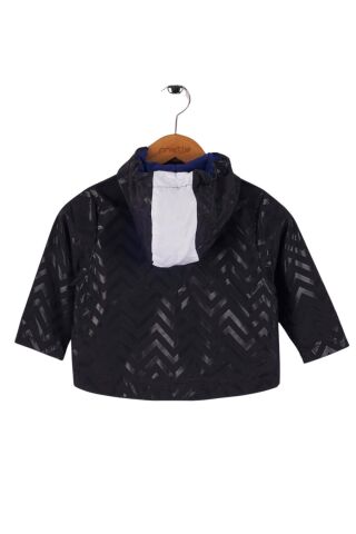 Mutlu Kids Zig Zak Desenli Erkek Çocuk Yağmurluk Bej - 9 Yaş