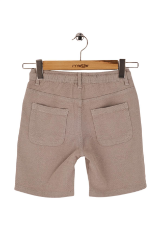 Mutlu Kids Erkek Çocuk Şort Gri - 9 Yaş