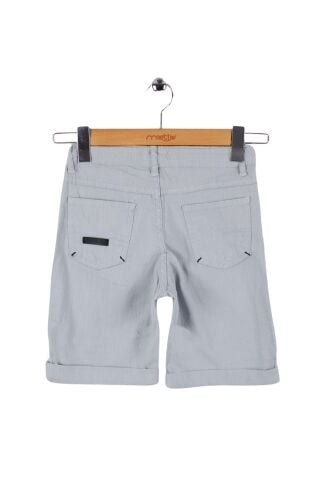 Mutlu Kids Erkek Çocuk Bermuda Şort BUZ MAVİ - 8 Yaş