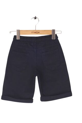 Mutlu Kids Beli Lastikli Erkek Çocuk Kapri Şort Lacivert - 10 Yaş
