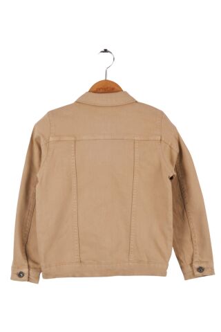 Mutlu Kids Erkek Çocuk Denim Ceket CAMEL - 15 Yaş