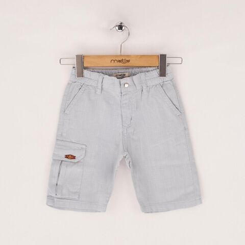 Mutlu Yan Cepli Erkek Gabardin Kapri Bej - 5 Yaş