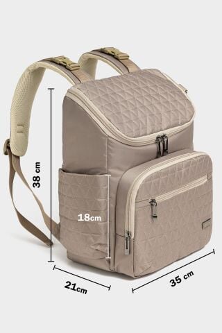 GO BAG VİCTORİA BEBEK BAKIM ÇANTASI Vizon
