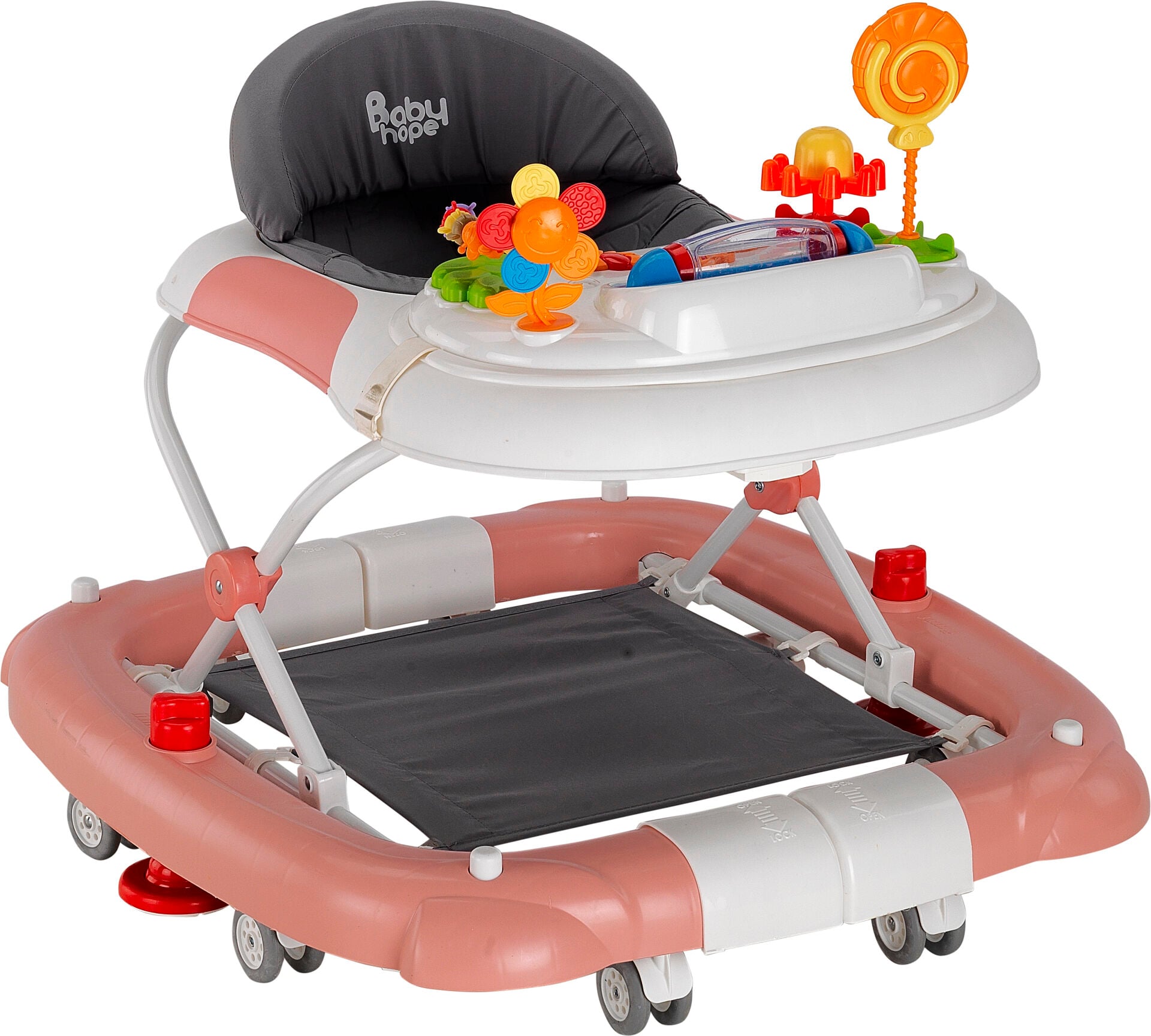 BABYHOPE ROYAL SALLA YÜRÜTEÇ Pembe