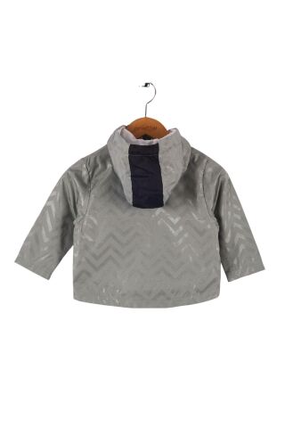 Mutlu Kids Zig Zak Desenli Erkek Çocuk Yağmurluk ÇAĞLA - 15 Yaş