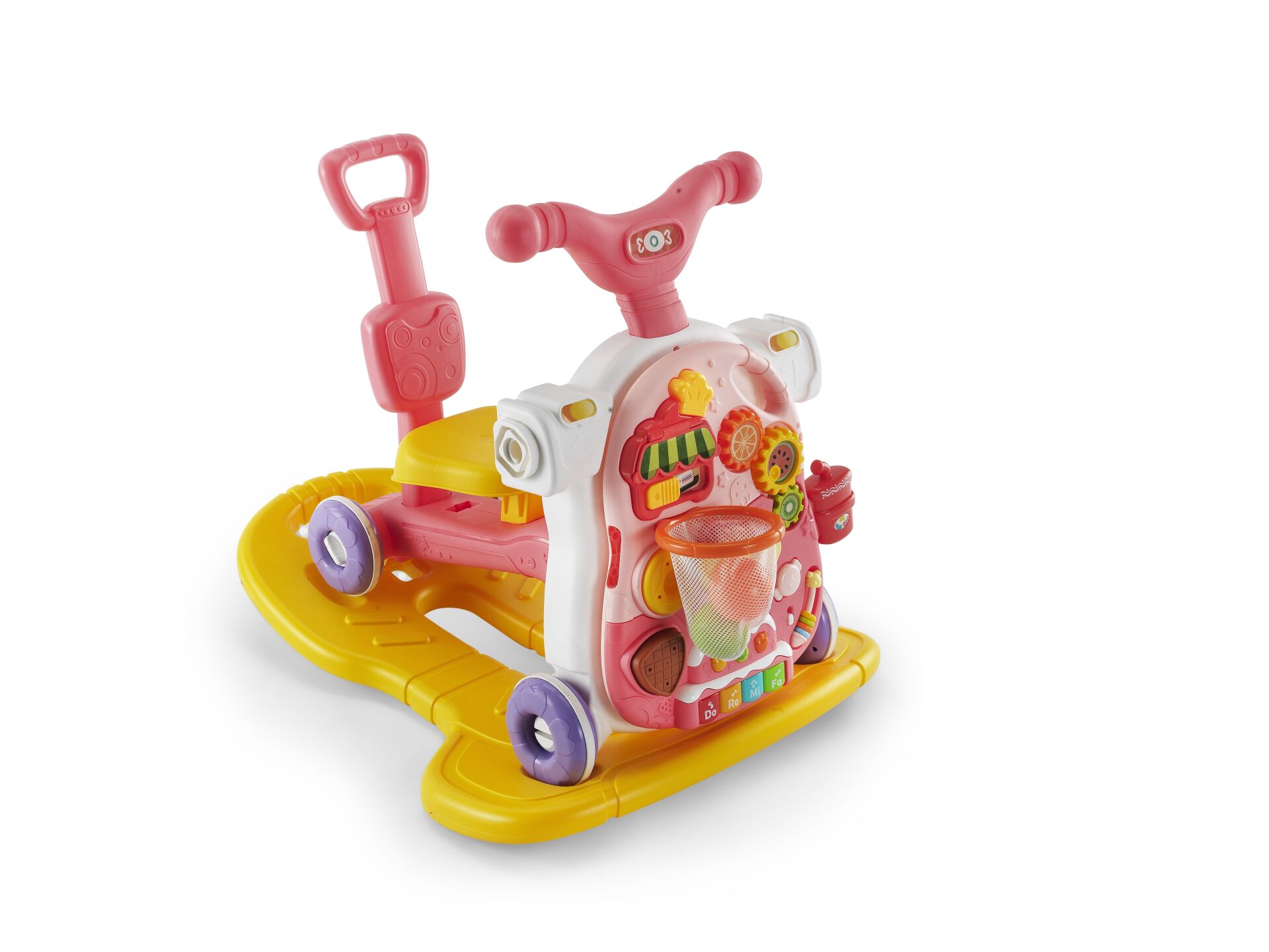 BABY2GO 5'Lİ YÜRÜTEÇ SET Pembe
