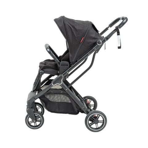 BABY2GO LONDON TRAVEL BEBEK ARABASI Siyah