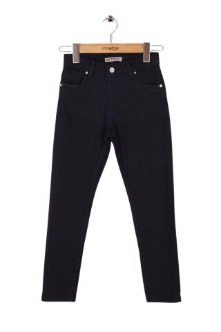 Mutlu Kids Kız Çocuk Gabardin Pantolon Siyah - 6 Yaş