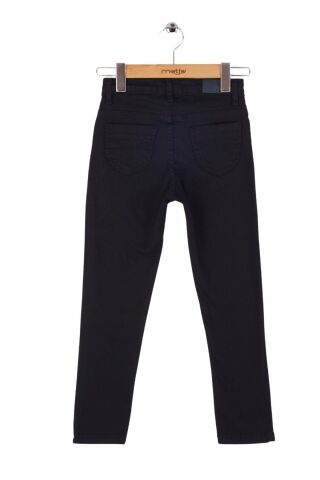 Mutlu Kids Kız Çocuk Gabardin Pantolon Siyah - 8 Yaş