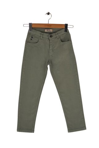 Mutlu Kids Erkek Çocuk Denim Pantolon Haki - 2 Yaş