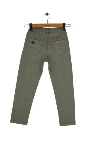 Mutlu Kids Erkek Çocuk Denim Pantolon Haki - 7 Yaş