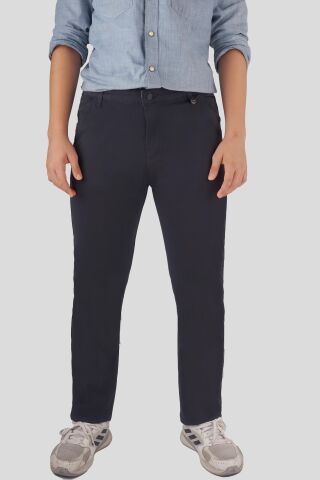 Mutlu Kids Erkek Çocuk Gabardin Pantolon Lacivert - 15 Yaş