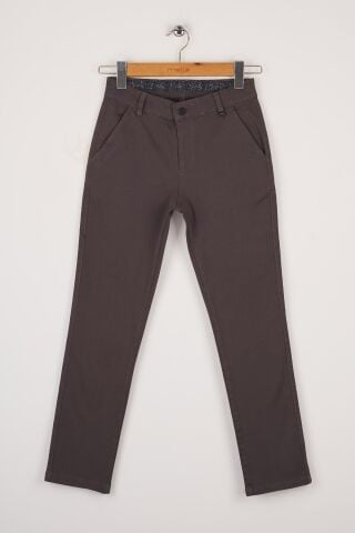 Mutlu Kids Erkek Çocuk Gabardin Pantolon Antrasit - 8 Yaş