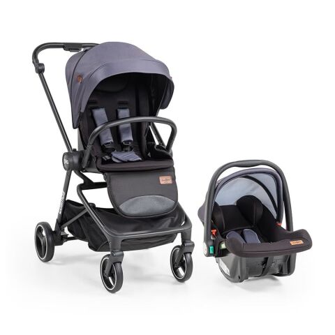 BABY2GO COSMOS TRAVEL SİSTEM BEBEK ARABASI Gri