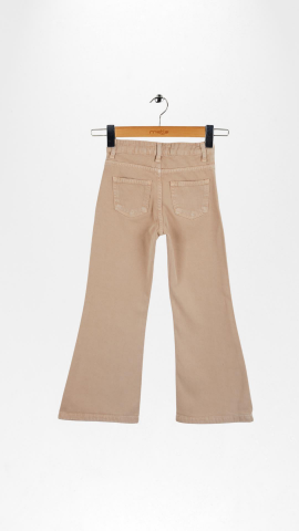 Kız Çocuk İspanyol Paça Pantolon Bordo - 8 Yaş