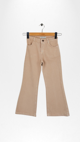 Kız Çocuk İspanyol Paça Pantolon Bordo - 8 Yaş