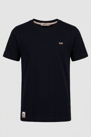 Mutlu Kids Bisiklet Yaka Kısa Kollu Erkek Çocuk Tişört Siyah - 9 Yaş