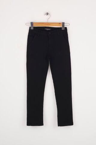 Mutlu Kids Erkek Çocuk Gabardin Pantolon Siyah - 15 Yaş