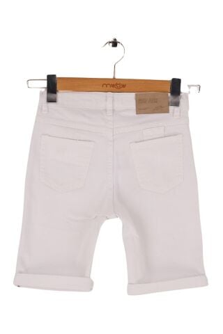 Mutlu Kids Erkek Çocuk Denim Şort Siyah - 5 Yaş