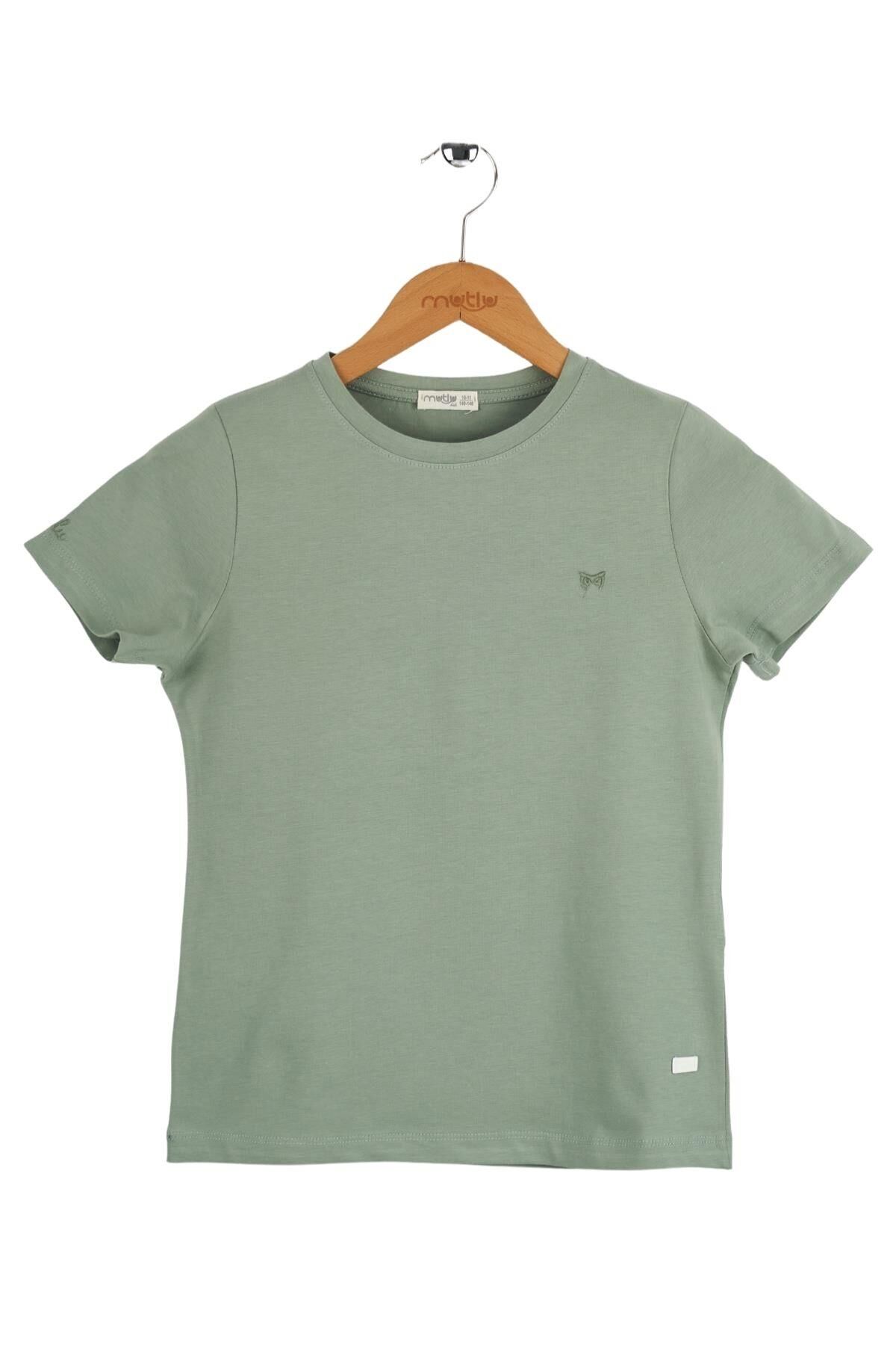 Mutlu Kids Kız Çocuk Tişört ÇAĞLA - 10 Yaş