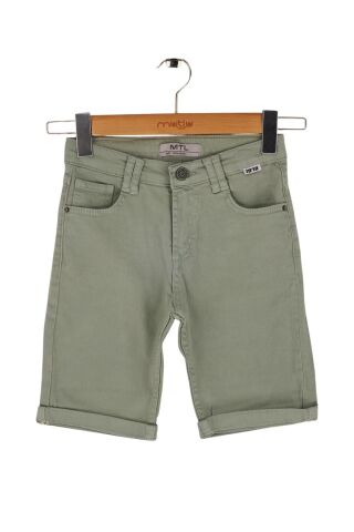 Mutlu Kids Erkek Çocuk Denim Şort MİNT - 4 Yaş
