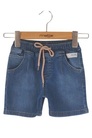 Mutlu Kids Erkek Çocuk Bebek Kot Şort