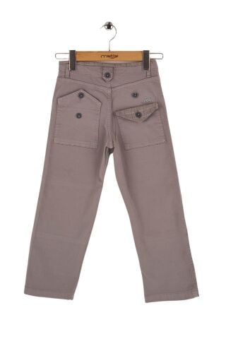 Mutlu Kids Baskı ve Cep Detaylı Erkek Çocuk Pantolon
